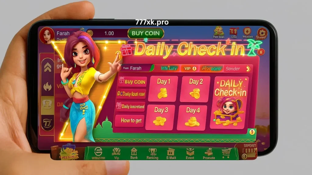 777xk game download check in rewards
